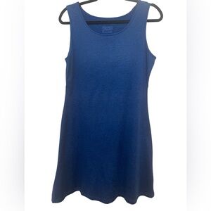 Patagonia Athletic navy Blue Sleeveless Dress. size M